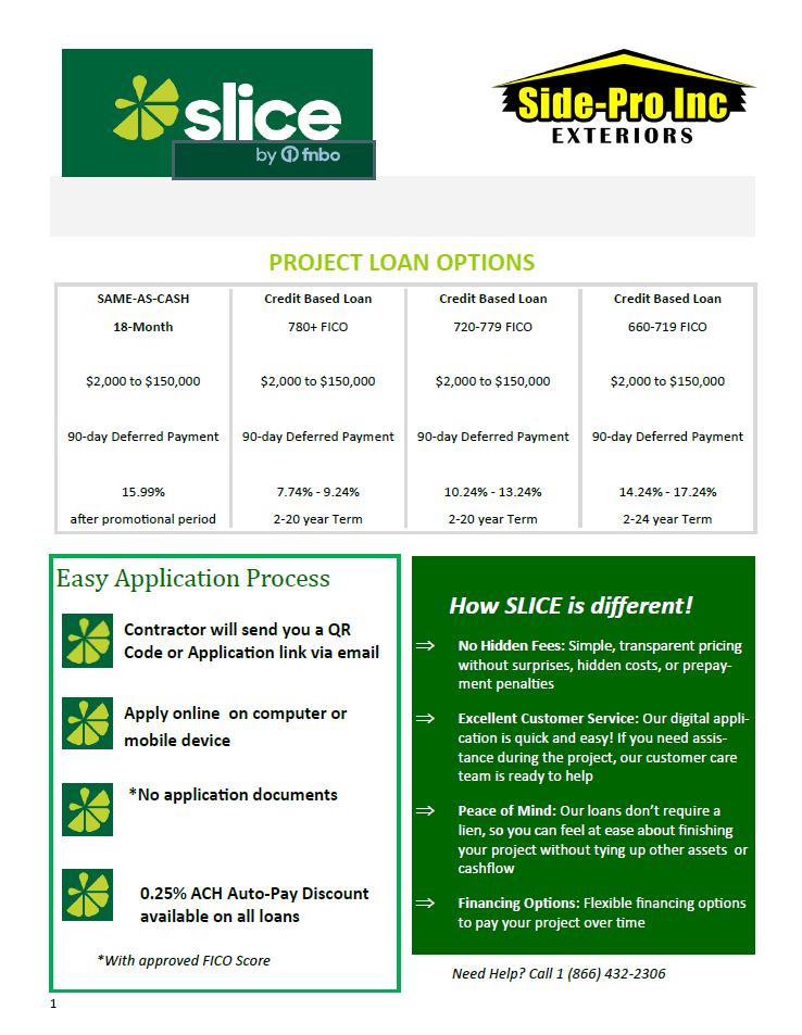Slice Finance Sheet